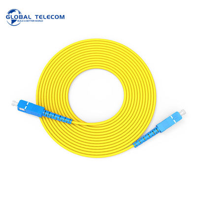 3.0mm Sc To Sc Patch Cable High Return Loss دوبلکس EN 50173 1 استانداردها